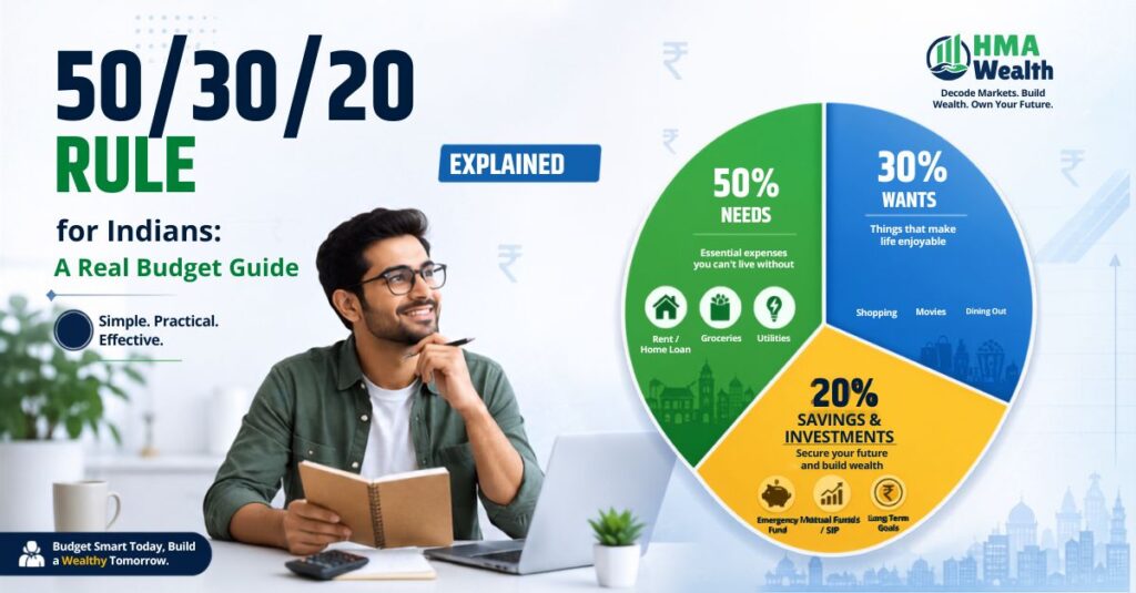 50/30/20 Rule Explained for Indians: A Real Budget Guide