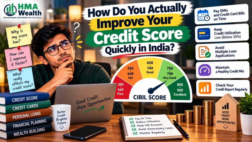 How to Improve Credit Score Fast in India